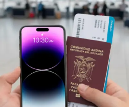 Smartphone showing delivery app