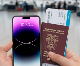 Smartphone showing delivery app